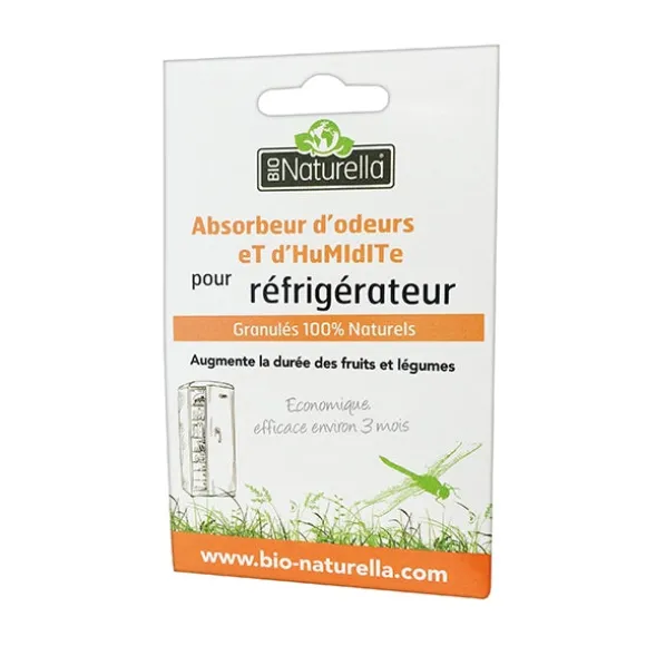 Absorbeur d'odeurs et d'humidité pour réfrigérateur Bio Naturella