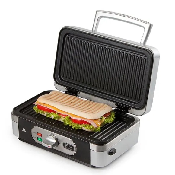 Appareil 3 en 1 grill, gaufrier et croque-monsieur 30 cm 1000 W DO9136C Domo