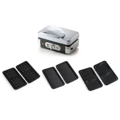 Appareil 3 en 1 grill, gaufrier et croque-monsieur 30 cm 1000 W DO9136C Domo