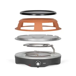Appareil à pizza pour 6 personnes 1200W DOC304 Livoo