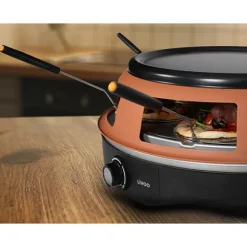 Appareil à pizza pour 6 personnes 1200W DOC304 Livoo