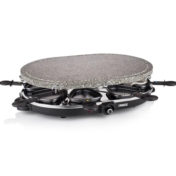 Appareil à raclette et pierre à cuire ovale 1200 W Princess