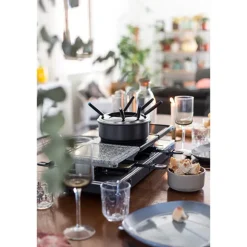 Appareil à raclette fondue 12 personnes 1650 W Livoo
