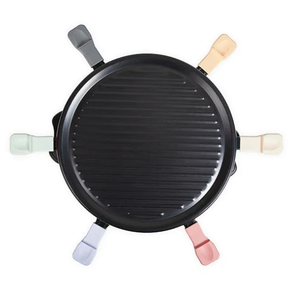 Appareil à raclette 6 personnes rond 800 W Livoo