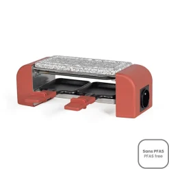 Appareil à raclette 2 personnes connectable 450 W Livoo