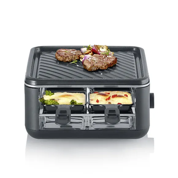Appareil à raclette 4 personnes avec mini-grill RG 2360 800 W Severin