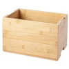Bac gastro avec couvercle en inox et support bambou Mathon