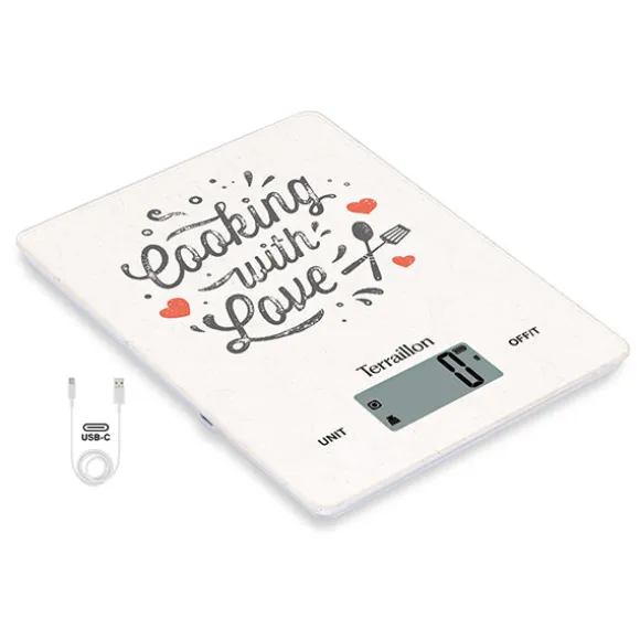 Balance de cuisine rechargeable 3 kg LCD Terraillon