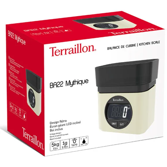 Balance électronique BA22 mythique crème 5 kg Terraillon