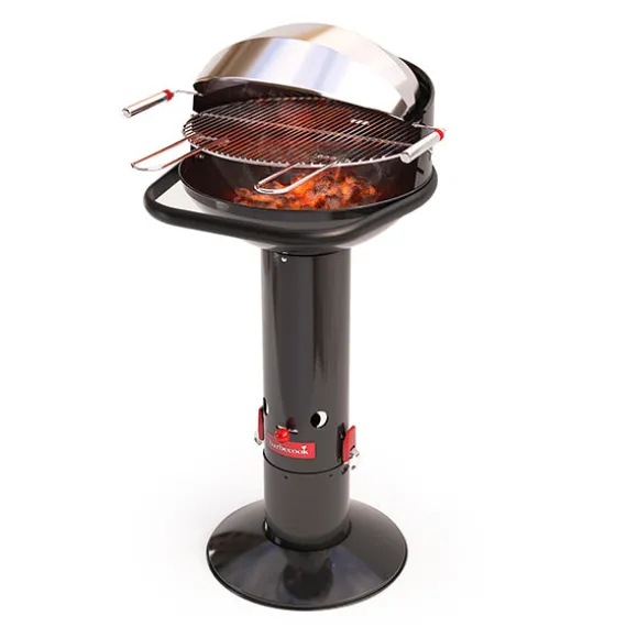 Barbecue au charbon en émail noir Loewy 45 Barbecook