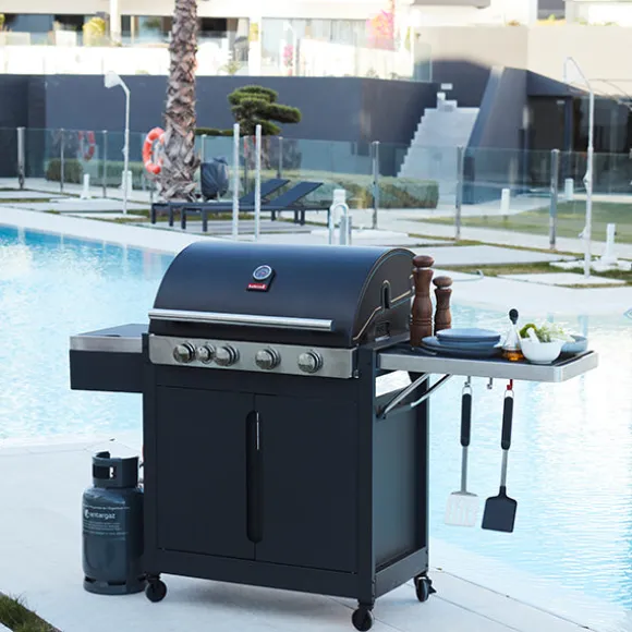 Barbecue au gaz noir Stella 4311 Barbecook