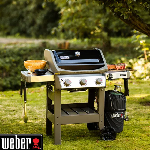 Barbecue à gaz Spirit II E-310 Plancha noir Weber