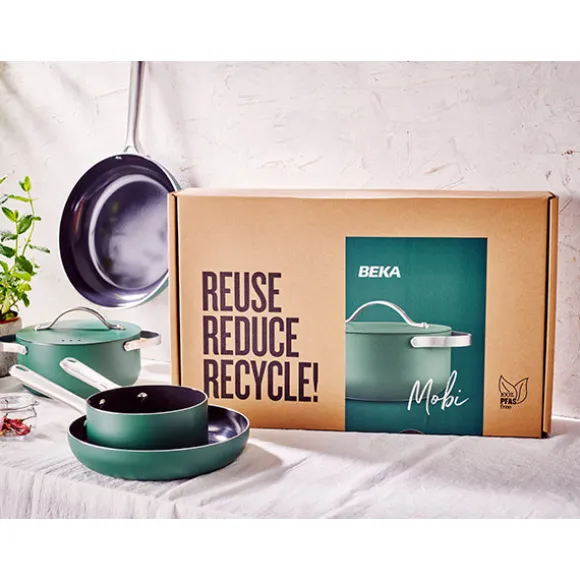 Batterie de cuisine Mobi vert Beka