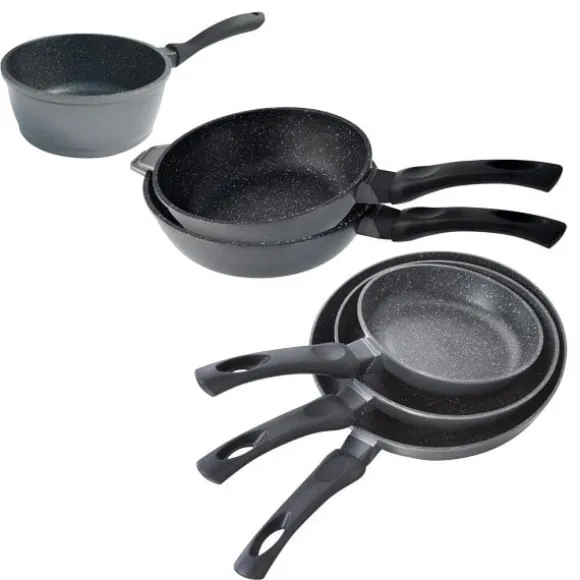 Batterie de cuisine 6 pièces revêtement Dur comme la pierre Mathon