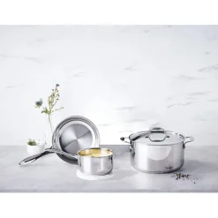 Batterie de cuisine 8 pièces tout inox Chef Beka