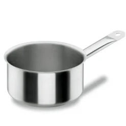 Batterie de cuisine tout inox : 3 casseroles, 2 poêles et 1 marmite Chef Classic Lacor