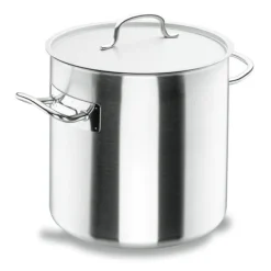 Batterie de cuisine tout inox : 3 casseroles, 2 poêles et 1 marmite Chef Classic Lacor