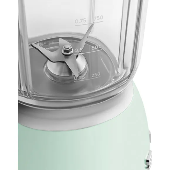 Blender 1,5 L 800 W BLF03PGEU vert d’eau Smeg