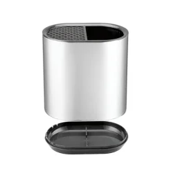 Bloc couteaux porte-ustensiles en inox Mathon