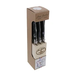 Bloc 6 couteaux à steak Laguiole lame inox 11 cm Jean Dubost