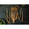 Bloc de 6 couteaux à steak en bois Livoo