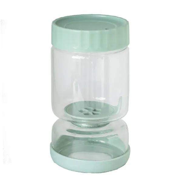 Bocal à cornichons en verre avec séparateur silicone 900 ml Pebbly