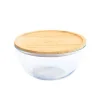 Bol à mixer rond couvercle bambou 2.6L Pebbly