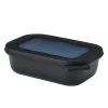 Bol multifonction rectangulaire Cirqula 500 ml Nordic Black Mepal