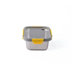 Boîte de conservation en inox rectangulaire 1200 ml compatible micro-ondes Pika