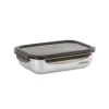 Boîte de conservation rectangulaire en inox 1900 ml compatible micro-ondes Cuitisan