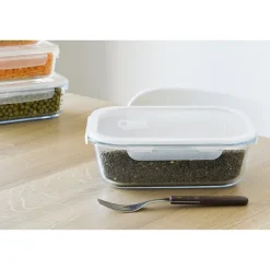 Boîte rectangulaire en verre 2,25 L Pebbly