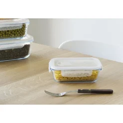 Boîte rectangulaire en verre 650 ml Pebbly