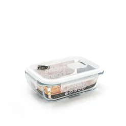 Boîte rectangulaire en verre 650 ml Pebbly