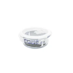 Boîte ronde en verre 400ml Pebbly