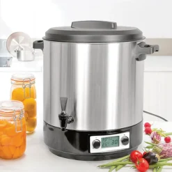 Bouilleur à bocaux inox 31 litres automatique 2000 W KCPST31LCD.IX Kitchen Chef Professional