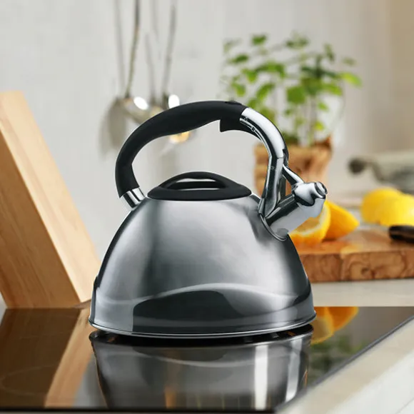 Bouilloire en inox 3 L Varus gris Kela