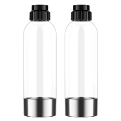 2 bouteilles 1 L pour machine à gazéifier Aquabella Naturamix