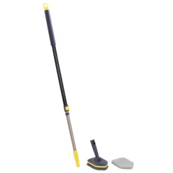 Brosse téléscopique 2 en 1 pour usage intérieur et extérieur Wenko by Maximex