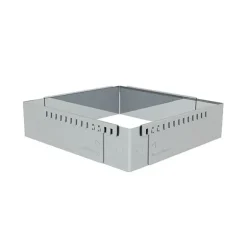 Cadre entremets carré adaptable inox 20 cm De Buyer