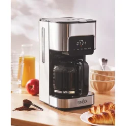 Cafetière filtre électrique programmable 1,5 L 900 W Simeo