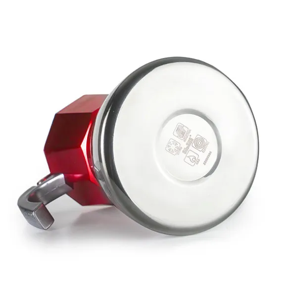 Cafetière italienne induction Elba 6 tasses rouge Ibili