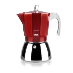 Cafetière italienne induction Elba 6 tasses rouge Ibili