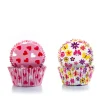 Caissettes à cupcakes cœurs et fleurs 100 pièces Ibili