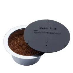 Capsule rechargeable compatible machine à café Dolce Gusto avec couvercle et doseur