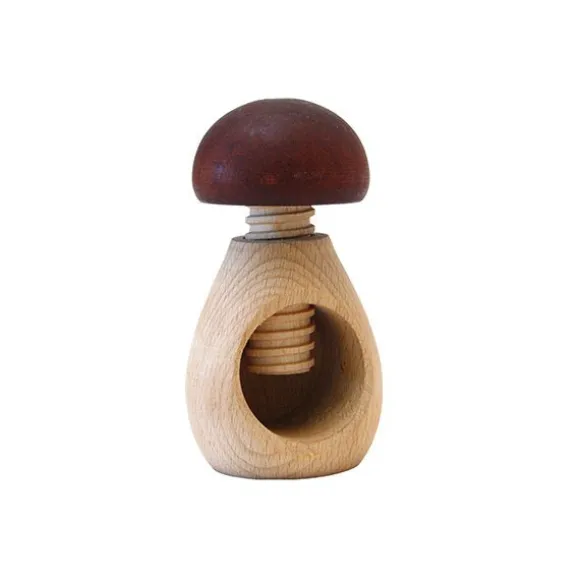 Casse-noix en bois forme champignon Roger Orfèvre
