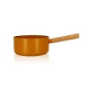 Casserole Ector induction aluminium revêtu manche en bois 18 cm jaune Ogo