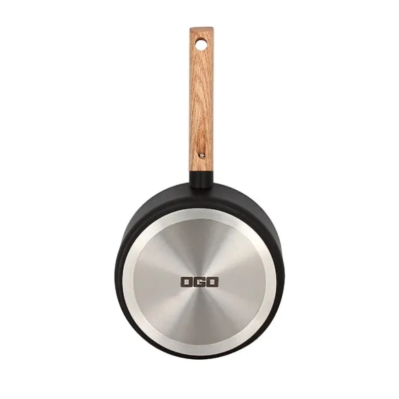 Casserole Ector induction manche en bois 18 cm Ogo
