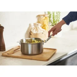 Casserole inox Alchimy Loqy sans manche 20 cm De Buyer