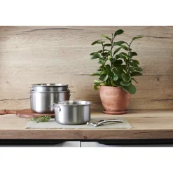 Casserole inox Alchimy Loqy sans manche 20 cm De Buyer