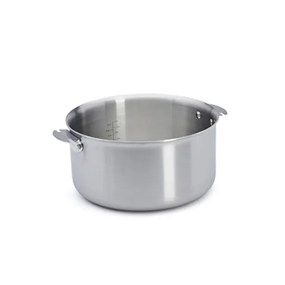 Casserole inox Alchimy Loqy sans manche 24 cm De Buyer